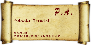 Pobuda Arnold névjegykártya